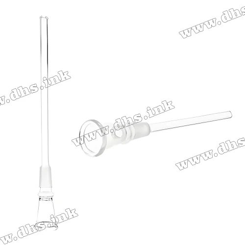 Адаптер для бонга скляний D - 14.5 мм, L - 17 см